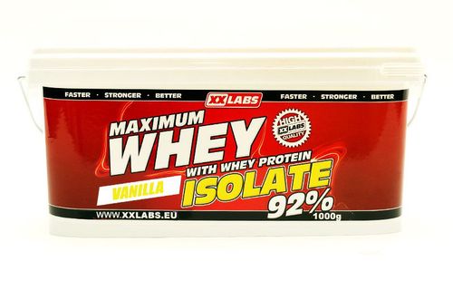 Xxlabs Maximum Whey Protein Isolate 92 vanilka 1000 g