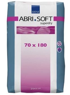 Abri Soft Superdry 70 x 180 cm inkontinenční podložky se záložkami 30 ks
