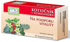Fytopharma Kotvičník + Schizandra tobolky na podporu vitality 30 ks