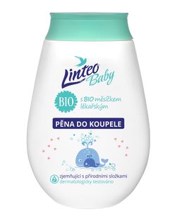 Linteo Baby Dětská pěna do koupele s BIO měsíčkem lékařským 250 ml