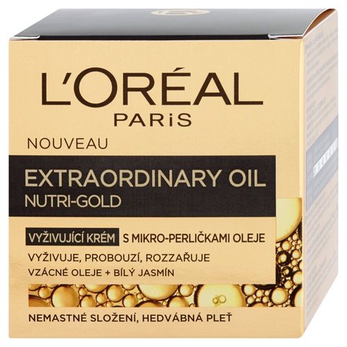 Loréal Paris Nutri-Gold Vyživující krém s mikro-perličkami oleje 50 ml