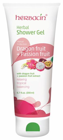 Herbacin Sprchový gel bylinný Dragon Fruit + Passion Fruit 200 ml