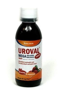 Uroval MEGA BRUSINKA forte sirup 200 ml