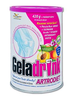 Geladrink Artrodiet broskev nápoj 420 g