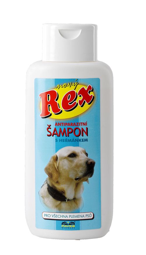 Rex Antiparazitní šampon s heřmánkem pro všechna plemena psů 250 ml