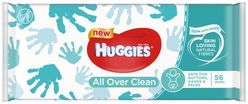 Huggies Single All Over Clean vlhčené ubrousky 56 ks