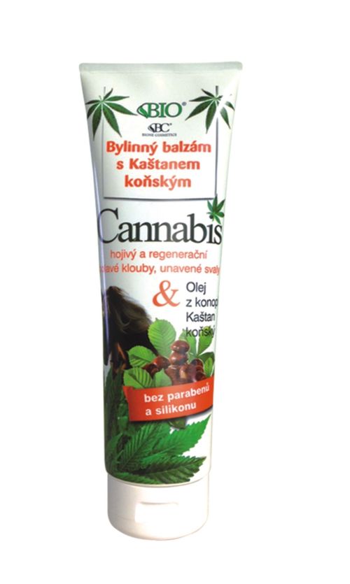 Cannabis Bylinný balzám s kaštanem koňským 300 ml