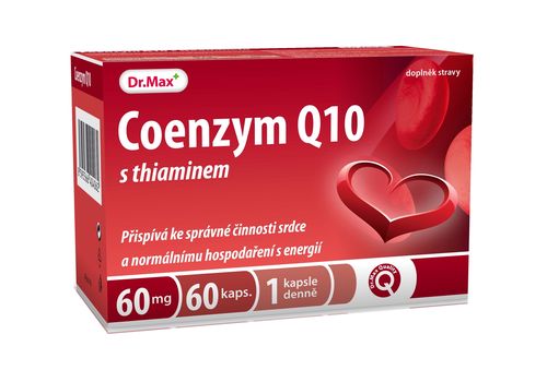 Dr.Max Coenzym Q10 60 mg s thiaminem 60 kapslí