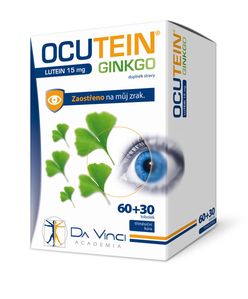 Ocutein Ginkgo Lutein Da Vinci Academia 15 mg 60+30 tobolek