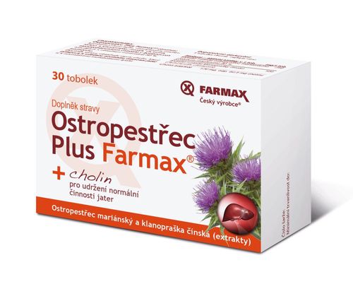 Farmax Ostropestřec Plus 30 tobolek