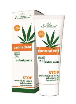 Cannaderm Cannadent Zásaditá zubní pasta 75 g