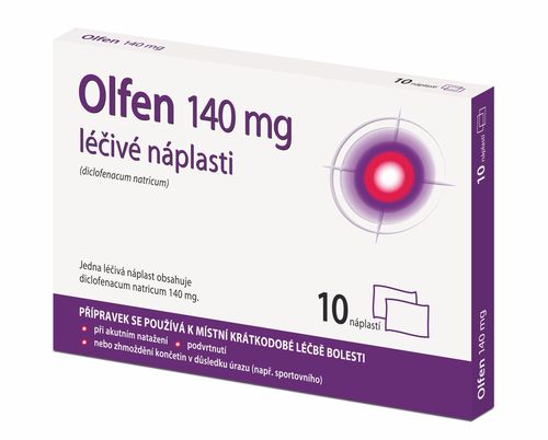 Olfen 140 mg léčivé náplasti 10 ks