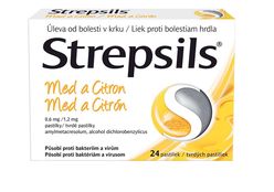 Strepsils Med a citron 24 pastilek