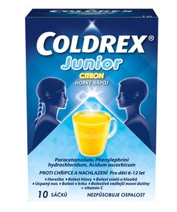 Coldrex Junior CITRON 10 sáčků