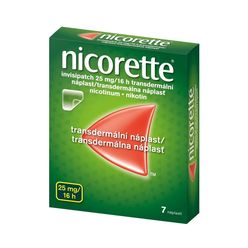 Nicorette Invisipatch 25 mg/16 h transdermální náplast 7 ks