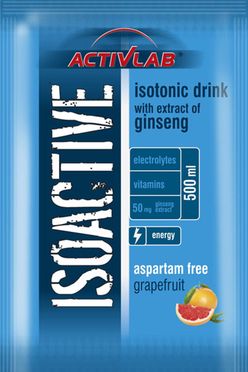 Activlab Isoactive iontový nápoj s ženšenem grapefruit 20 sáčků