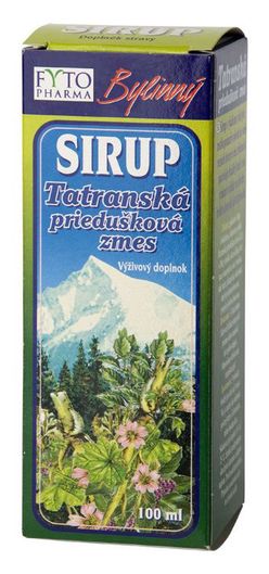 Fytopharma Tatranská průdušková směs bylinný sirup 100 ml